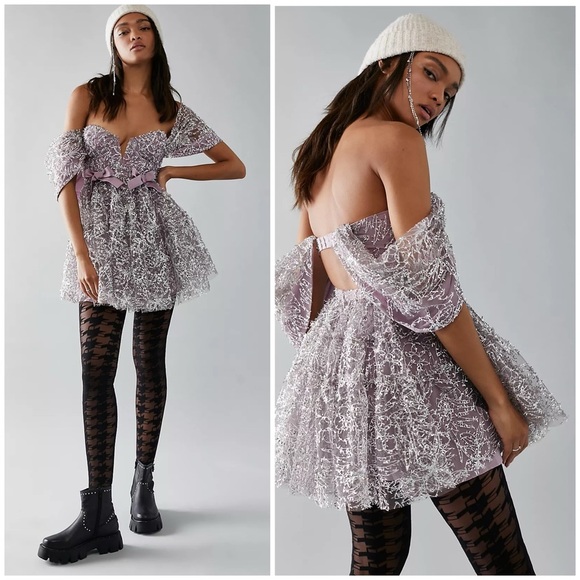 For Love & Lemons Brynne Mini Dress - Picture 3 of 15